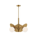 Mid. Chandeliers Glass Down by Alora ( 452 | CH501322BGOP Plume ) 