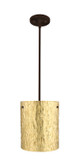 Mini Pendants Glass Down by Besa ( 74 | 1TT-4006GS-BR Tamburo ) 