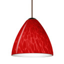 Mini Pendants Glass Down by Besa ( 74 | 1XT-1779RC-LED-BR Besa Mia Pendant ) 