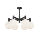 Mid. Chandeliers Glass Down by Alora ( 452 | CH506230MBOP Castilla ) 