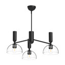 Mid. Chandeliers Glass Down by Alora ( 452 | CH563335MBCL Jude ) 