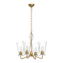 Mid. Chandeliers Glass Up by Alora ( 452 | CH570423BGCL Salem ) 