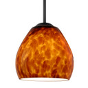 Mini Pendants Glass Down by Besa ( 74 | 1BT-412218-BK Besa Bolla Pendant ) 