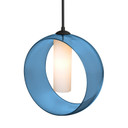 Mini Pendants Glass Down by Besa ( 74 | 1JC-PLATOBL-BK Besa Plato Pendant ) 