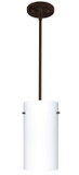 Mini Pendants Glass Down by Besa ( 74 | 1TT-412007-LED-BR Tondo ) 