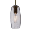 Mini Pendants Glass Down by Besa ( 74 | 1JT-PINOT9CL-BR Besa Pinot 9 Pendant ) 