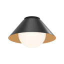 Flush Mounts Metal Shade by Alora ( 452 | FM485214MBOP Remy ) 