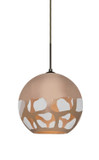 Multi-Systems Line Voltage Pendants by Besa ( 74 | 1JC-ROCKYCP-BR Rocky ) 