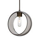 Mini Pendants Glass Down by Besa ( 74 | J-MANASM-BR-NI Besa Mana Pendant ) 