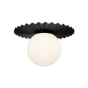 Flush Mounts Glass Down by Alora ( 452 | FM501214MBOP Plume ) 