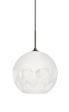 Multi-Systems Line Voltage Pendants by Besa ( 74 | 1JC-ROCKYWH-BR Rocky ) 