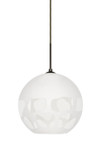 Multi-Systems Line Voltage Pendants by Besa ( 74 | 1JC-ROCKYWH-LED-BR Rocky ) 