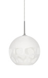 Multi-Systems Line Voltage Pendants by Besa ( 74 | 1JC-ROCKYWH-LED-SN Rocky ) 