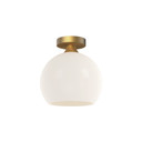 Flush Mounts Glass Down by Alora ( 452 | FM506210AGOP Castilla ) 