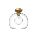 Flush Mounts Glass Down by Alora ( 452 | FM506312AGCL Castilla ) 