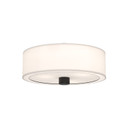Flush Mounts Drum Shade by Alora ( 452 | FM547924MBWL Theo ) 