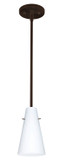 Mini Pendants Glass Down by Besa ( 74 | 1TT-412407-BR Cierro ) 