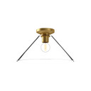 Flush Mounts Cage Style by Alora ( 452 | FM570314BGCL Salem ) 