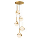 Mini Chandeliers Multi-Port/Cascade by Alora ( 452 | MP301005BG Globo ) 