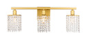 Bathroom Fixtures Three Lights by Elegant Lighting ( 173 | LD7010BR Phineas ) 