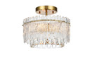 Semi-Flush Mts. Glass Down by Elegant Lighting ( 173 | 1780F12SG Emilia ) 