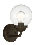 Sconces Single Glass by Designers Fountain ( 43 | 95901-ORB Knoll ) 