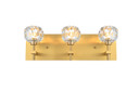 Bathroom Fixtures Three Lights by Elegant Lighting ( 173 | 3509W18G Graham ) 