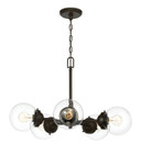 Mid. Chandeliers Glass Down by Designers Fountain ( 43 | 95985-ORB Knoll ) 