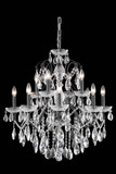 Mid. Chandeliers Candle by Elegant Lighting ( 173 | 2016D28DB/RC St. Francis ) 