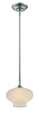 Mini Pendants Glass Down by Designers Fountain ( 43 | LED6317-FS-SP Eco-Gem ) 