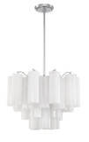 Mini Chandeliers Glass Shade by Crystorama ( 60 | ADD-306-CH-WH Addis ) 