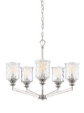 Mid. Chandeliers Glass Up by Designers Fountain ( 43 | 96385-PN Drake ) 
