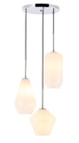 Mini Pendants 3 Light Cluster by Elegant Lighting ( 173 | LD2269C Gene ) 