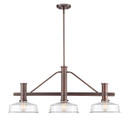 Linear/Island 3 Light Bar by Designers Fountain ( 43 | 96538-SCB Carson ) 
