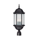 Exterior Post/Pier Head by Capital Lighting ( 65 | 9837BK Main Street ) 