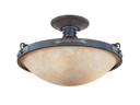 Semi-Flush Mts. Bowl Style by Designers Fountain ( 43 | 97311-WSD Austin ) 