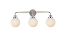 Bathroom Fixtures Three Lights by Elegant Lighting ( 173 | LD7034W28PN Hanson ) 
