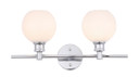 Bathroom Fixtures Two Lights by Elegant Lighting ( 173 | LD2315C Collier ) 