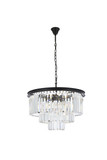 Mid. Chandeliers Drum Shade by Elegant Lighting ( 173 | 1231D26MB/RC Sydney ) 