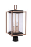Exterior Post/Pier Head by Craftmade ( 46 | ZA6515-MNSB Metalwork ) 