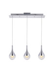 Linear/Island 3 Light Bar by Elegant Lighting ( 173 | 3803D24C Amherst ) 