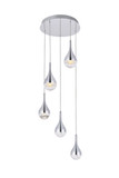 Pendants Multi-port/Cascade by Elegant Lighting ( 173 | 3805D14C Amherst ) 