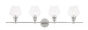 Bathroom Fixtures Four Lights by Elegant Lighting ( 173 | LD2320C Gene ) 