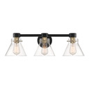 Bathroom Fixtures Three Lights by Designers Fountain ( 43 | D204M-3B-MB Willow Creek ) 