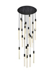 Pendants Multi-port/Cascade by Elegant Lighting ( 173 | 2067G42BK Weston ) 