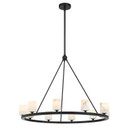 Mid. Chandeliers Glass Up by Crystorama ( 60 | ARA-10265-MK-ST Aragon ) 