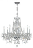 Mid. Chandeliers Candle by Crystorama ( 60 | 1138-CH-CL-MWP Traditional Crystal ) 