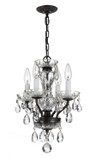 Mini Chandeliers Candle by Crystorama ( 60 | 5534-EB-CL-MWP Traditional Crystal ) 