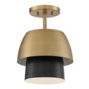 Semi-Flush Mts. Glass Down by Designers Fountain ( 43 | D213M-SF-OSB Moonshadow ) 