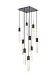 Mini Chandeliers Multi-Port/Cascade by Elegant Lighting ( 173 | 2088D20BK Aurora ) 